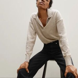 Everlane Collared Cashmere Sweater